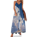 longue sans manches style Apollon pour femme, idéale pour l'été et la plage.